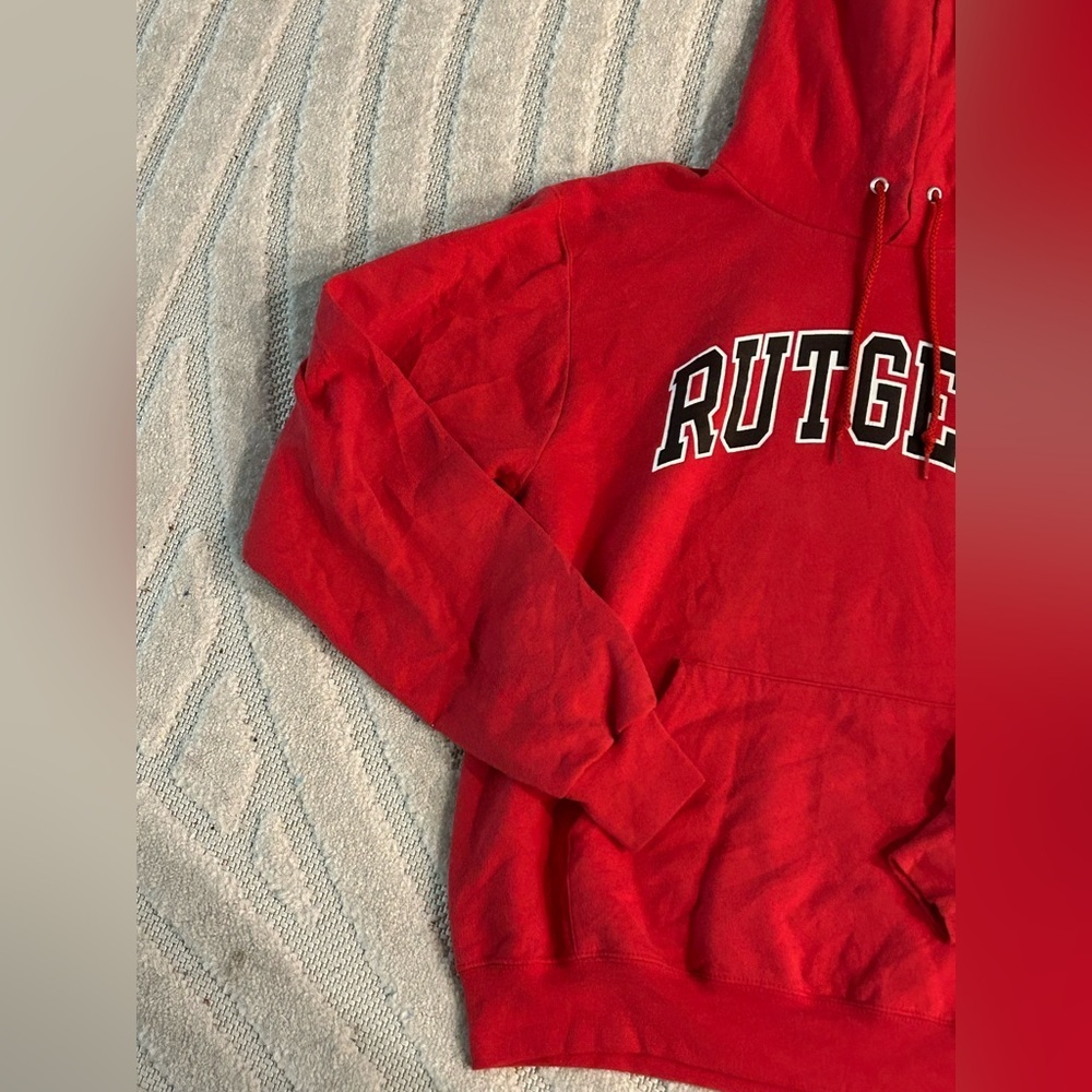 Rutgers University Champion Hoodie Sweatshirt - S - Picture 4 of 9